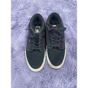 Vans Classic Navy Blue‎ Canvas Skate Shoes Casual Sneakers